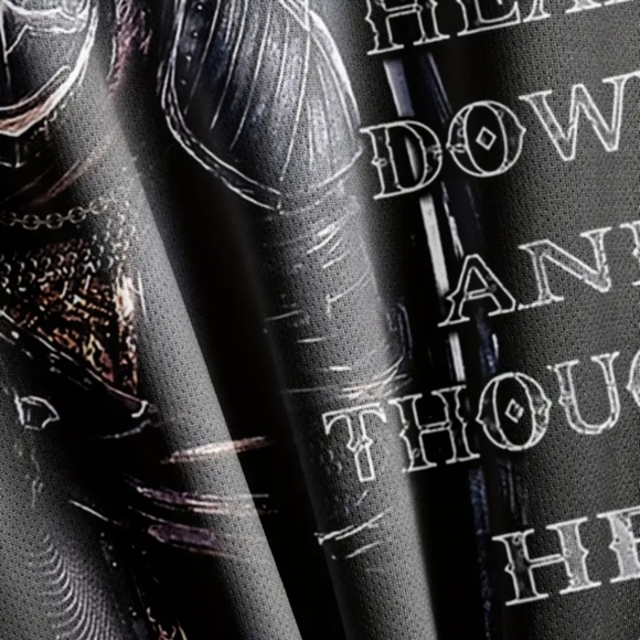 The Devil Saw Me With My Head Down Until I Said Amen Retro T-Shirt Unisex - Picture 5 of 11